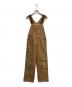 CarHartt（カーハート）の古着「ダックオーバーオール」｜ベージュ