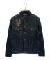 HARLEY-DAVIDSON（ハーレーダビッドソン）の古着「ブラックデニムジャケット」｜ブラック