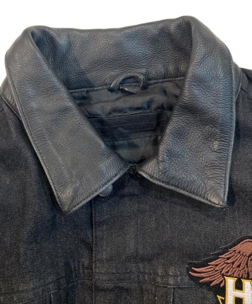 THE DEGNER CLASSIC BRAND（ザ・デグナー・クラシック・ブランド）THE DEGNER CLASSIC BRAND (デグナークラシックブランド) 切替バイカージャケット ブラック サイズ:Lの古着・服飾アイテム