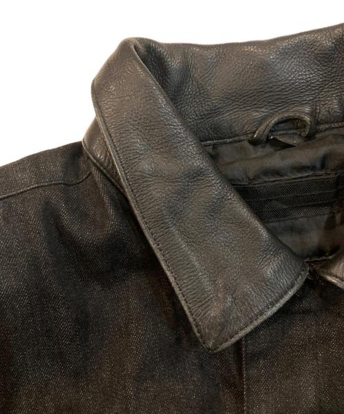 THE DEGNER CLASSIC BRAND（ザ・デグナー・クラシック・ブランド）THE DEGNER CLASSIC BRAND (デグナークラシックブランド) 切替バイカージャケット ブラック サイズ:Lの古着・服飾アイテム