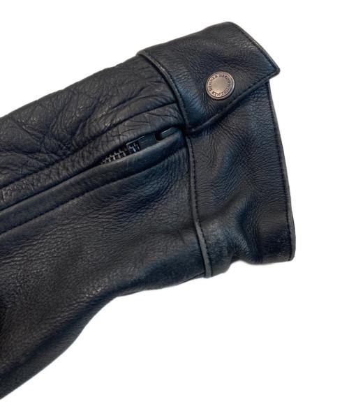 THE DEGNER CLASSIC BRAND（ザ・デグナー・クラシック・ブランド）THE DEGNER CLASSIC BRAND (デグナークラシックブランド) 切替バイカージャケット ブラック サイズ:Lの古着・服飾アイテム