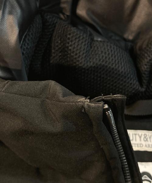 BEAUTY&YOUTH UNITED ARROWS（ビューティーアンドユースユナイテッドアローズ）BEAUTY&YOUTH UNITED ARROWS (ビューティーアンドユースユナイテッドアローズ) BY “小松マテーレ” シャンブレーダウンジャケット ブラック サイズ:Sの古着・服飾アイテム