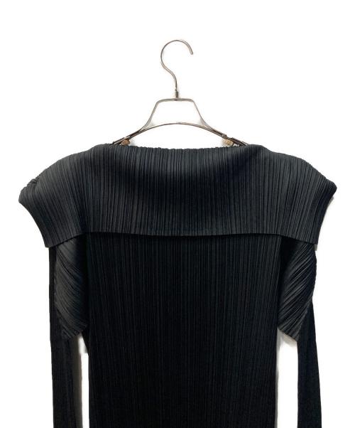 PLEATS PLEASE（プリーツプリーズ）PLEATS PLEASE (プリーツプリーズ) プリーツワンピース ブラック サイズ:3の古着・服飾アイテム