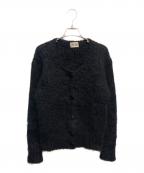 PINK HOUSEピンクハウス）の古着「モヘアカーディガン」｜ブラック