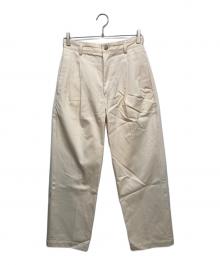 URBAN RESEARCH（アーバンリサーチ）の古着「ニドムチノトラウザー #SERGE II」｜ホワイト