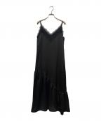 Ameriアメリ）の古着「LADY LAYERED CAMI DRESS」｜ブラック