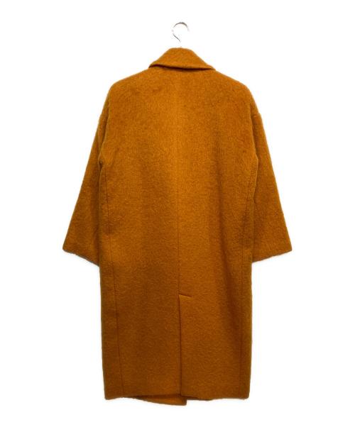 Unaca（アナカ）Unaca (アナカ) フロントボタンロングコート オレンジ サイズ:38の古着・服飾アイテム
