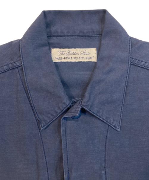 REMI RELIEF（レミレリーフ）REMI RELIEF (レミレリーフ) BEAMS PLUS (ビームスプラス) ミリタリーシャツジャケット ネイビー サイズ:Sの古着・服飾アイテム