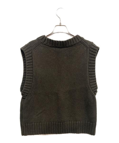 MHL（エムエイチエル）MHL (エムエイチエル) COARSE COTTON LINEN ベスト オリーブ サイズ:2の古着・服飾アイテム