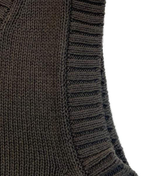 MHL（エムエイチエル）MHL (エムエイチエル) COARSE COTTON LINEN ベスト オリーブ サイズ:2の古着・服飾アイテム