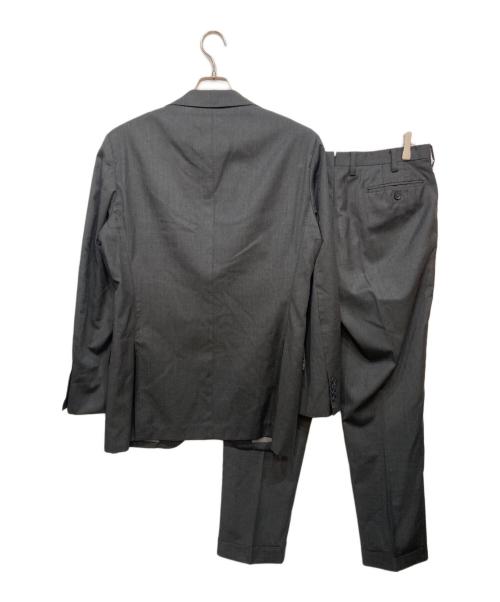 TOMORROW LAND PILGRIM（トゥモローランド ピルグリム）TOMORROW LAND PILGRIM (トゥモローランド ピルグリム) HORIZON TWILL 2Bボタンスーツ グレー サイズ:48の古着・服飾アイテム