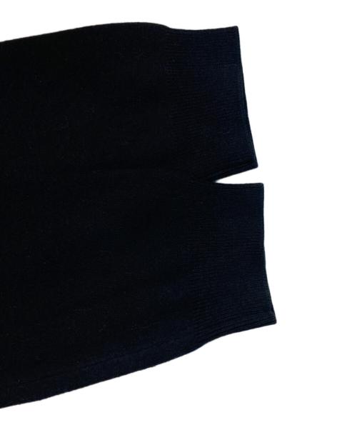 CABAN（キャバン）CABAN (キャバン) コットンカシミヤ クルーネックカーディガン ブラック サイズ:Sの古着・服飾アイテム