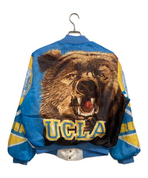 Chalk Line（チョークライン）Chalk Line (チョークライン) スタジャン ホワイト×ブルー サイズ:Lの古着・服飾アイテム