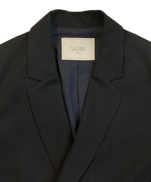 SLOBE IENA（スローブ イエナ）SLOBE IENA (スローブ イエナ) ダブルブレストジャケット【手洗い可能】 ネイビー サイズ:38の古着・服飾アイテム