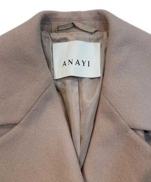 ANAYI（アナイ）ANAYI (アナイ) ラムウールローブコート ピンク サイズ:36 未使用品の古着・服飾アイテム