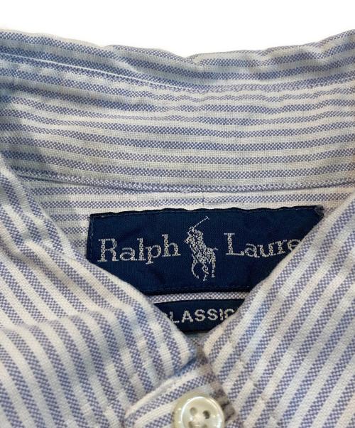 RALPH LAUREN（ラルフローレン）RALPH LAUREN (ラルフローレン) ストライプシャツ ブルー サイズ:Lの古着・服飾アイテム