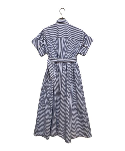 ESTNATION（エストネーション）ESTNATION (エストネーション) ポプリンシャツワンピース ブルー サイズ:36の古着・服飾アイテム