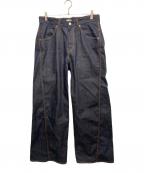 jiedaジエダ）の古着「3D WORK DENIM PANTS」｜インディゴ
