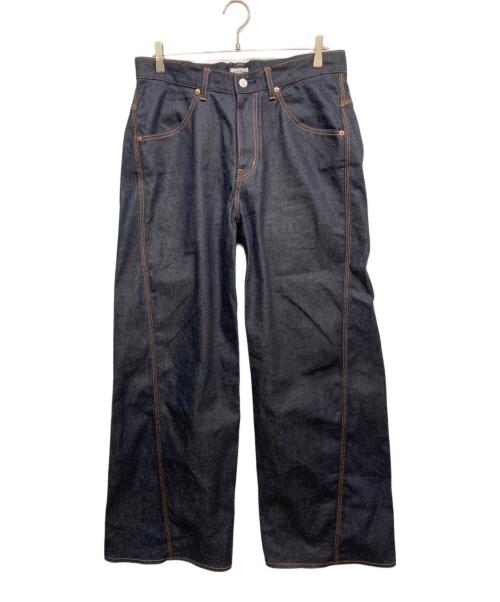 jieda（ジエダ）jieda (ジエダ) 3D WORK DENIM PANTS インディゴ サイズ:2の古着・服飾アイテム