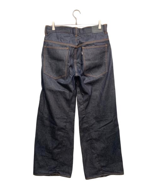 jieda（ジエダ）jieda (ジエダ) 3D WORK DENIM PANTS インディゴ サイズ:2の古着・服飾アイテム