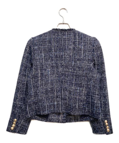 CELFORD（セルフォード）CELFORD (セルフォード) ツイードジャケット ブルー サイズ:38の古着・服飾アイテム