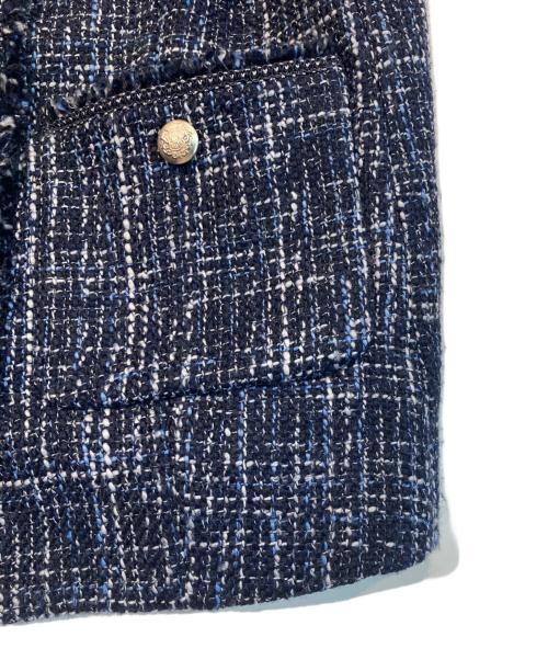 CELFORD（セルフォード）CELFORD (セルフォード) ツイードジャケット ブルー サイズ:38の古着・服飾アイテム