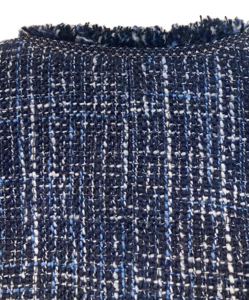CELFORD（セルフォード）CELFORD (セルフォード) ツイードジャケット ブルー サイズ:38の古着・服飾アイテム