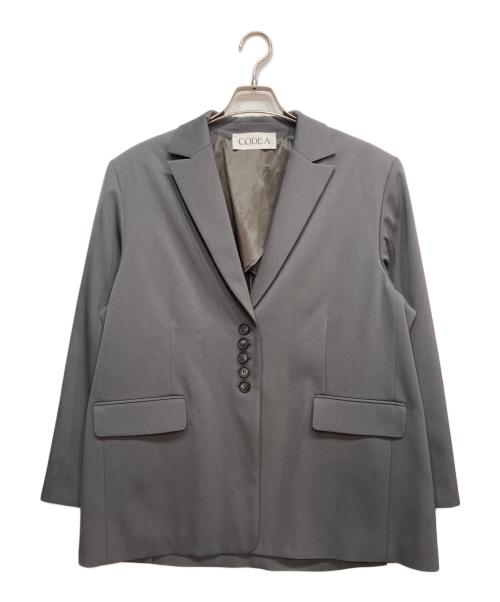 CODE A（コードエー）CODE A (コードエー) oversized jacket グレー サイズ:Freeの古着・服飾アイテム