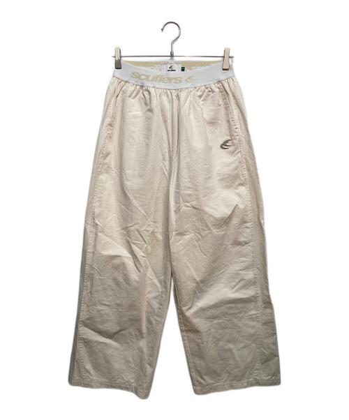 scuffers（スカッファー）scuffers (スカッファー) New EDS ロゴコットンパンツ アイボリー サイズ:Mの古着・服飾アイテム