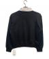 Snidel (スナイデル) ビジュー衿スウェット ブラック サイズ:Free 未使用品：5000円