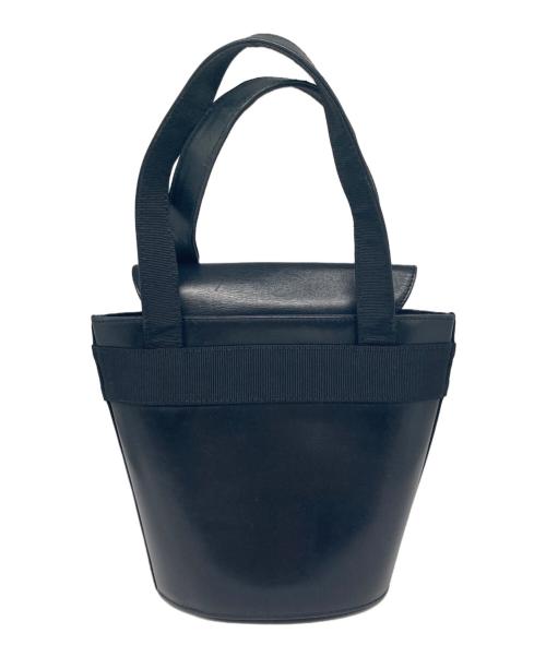 Salvatore Ferragamo（サルヴァトーレ フェラガモ）Salvatore Ferragamo (サルヴァトーレ フェラガモ) ヴァラ ハンドバッグ ブラックの古着・服飾アイテム