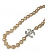 CHANELシャネル）の古着「ロングパールネックレス」｜ベージュ