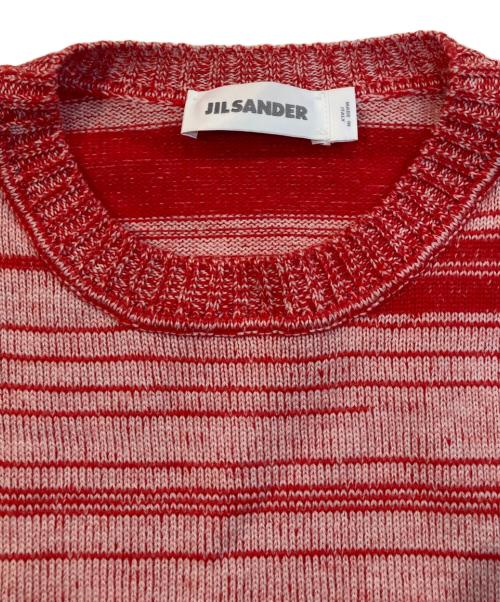 JIL SANDER（ジルサンダー）JIL SANDER (ジルサンダー) ニット レッド サイズ:44の古着・服飾アイテム