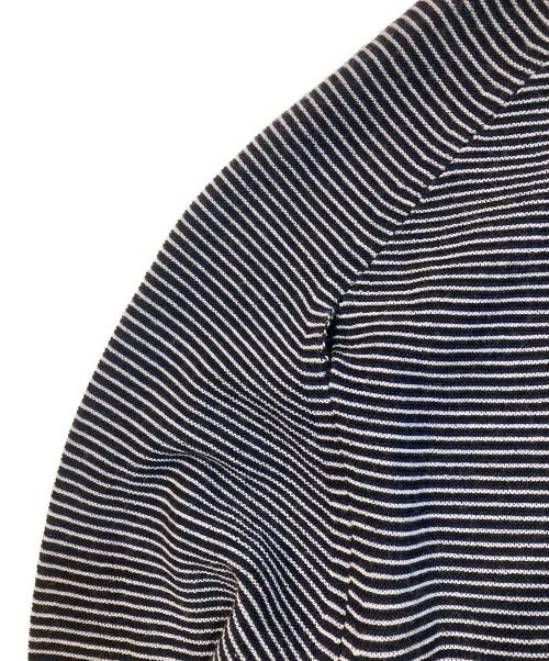 JIL SANDER（ジルサンダー）JIL SANDER (ジルサンダー) ボーダーニット ブラック サイズ:48の古着・服飾アイテム