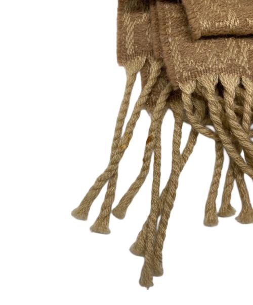 FENDI（フェンディ）FENDI (フェンディ) 総柄　マフラー ベージュ サイズ:実寸参照の古着・服飾アイテム