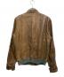 DIESEL (ディーゼル) シープレザーボンバージャケット ブラウン サイズ:L：10000円