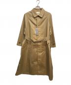 BEAMS BOYビームスボーイ）の古着「ステンカラーコート」｜ベージュ
