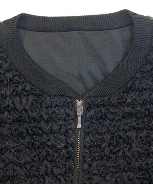 Gypsohila（ジプソフィア）Gypsohila (ジプソフィア) シャーリングジャケット ブラック サイズ:Freeの古着・服飾アイテム