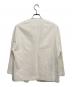 MACPHEE (マカフィー) ループヤーンツイード ノーカラージャケット ホワイト サイズ:36：8000円