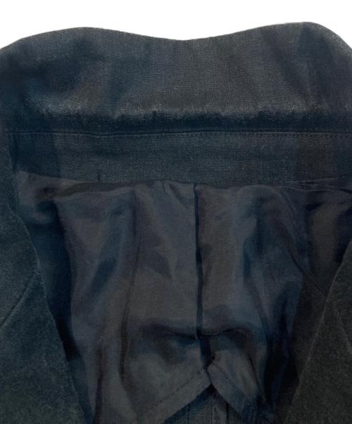 DRESSTERIOR（ドレステリア）DRESSTERIOR (ドレステリア) ストレッチリネンダブルジャケット グレー サイズ:38の古着・服飾アイテム