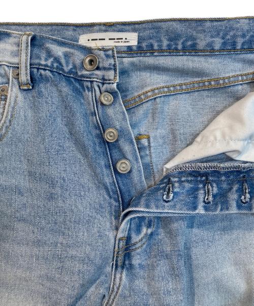 Whim Gazette（ウィムガゼット）Whim Gazette (ウィムガゼット) ラインカーブDENIM インディゴ サイズ:36の古着・服飾アイテム