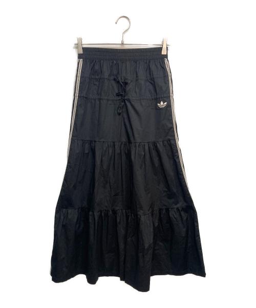 adidas（アディダス）adidas (アディダス) サマーグロースカート ブラック サイズ:Lの古着・服飾アイテム