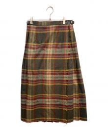 O'NEIL OF DUBLIN（オニールオブダブリン）の古着「ロングラップスカート」｜ブラウン