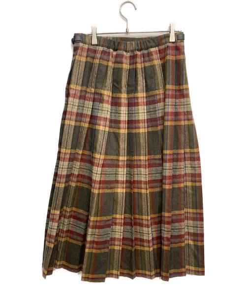 O'NEIL OF DUBLIN（オニールオブダブリン）O'NEIL OF DUBLIN (オニールオブダブリン) ロングラップスカート ブラウン サイズ:38の古着・服飾アイテム