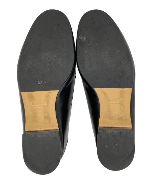 Chloe（クロエ）Chloe (クロエ) ローファー ブラック サイズ:23.5cmの古着・服飾アイテム