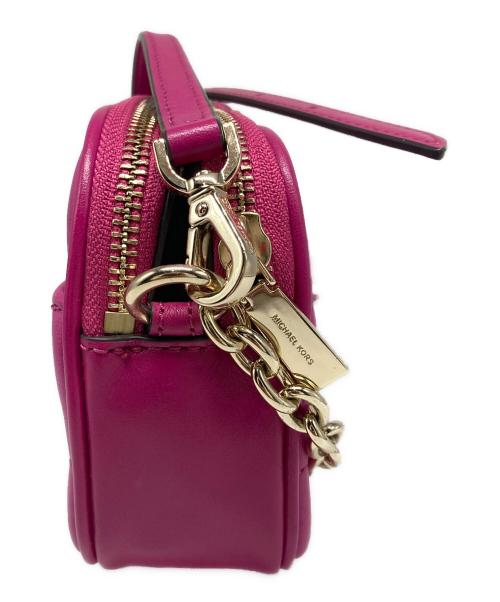 MICHAEL KORS（マイケル・コース）MICHAEL KORS (マイケル・コース) JET SET CHARM ショルダーバッグ ピンクの古着・服飾アイテム