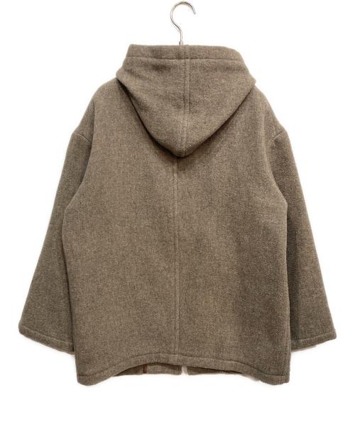 DANTON（ダントン）DANTON (ダントン) ウールライトパイル ウールモッサ ジップアップ フードジャケット ベージュ サイズ:Sの古着・服飾アイテム