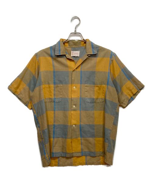TOWN CRAFT（タウンクラフト）TOWN CRAFT (タウンクラフト) オープンカラーシャツ イエロー サイズ:Mの古着・服飾アイテム