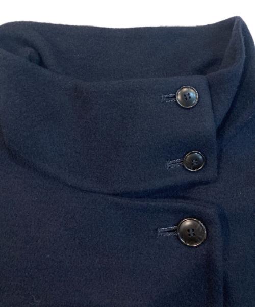 SLOBE IENA（スローブ イエナ）SLOBE IENA (スローブ イエナ) スタンドカラーダブルフェイスポンチョ ネイビー サイズ:Freeの古着・服飾アイテム