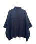 SLOBE IENA (スローブ イエナ) スタンドカラーダブルフェイスポンチョ ネイビー サイズ:Free：13000円